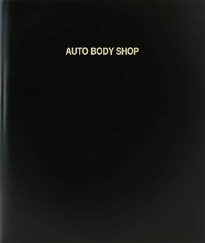 BookFactory Auto Body Shop Log Book/Journal/Logbook - 120 Page, 8.5x11, Black Hardbound XLog-120-7CS-A-L-BlackAuto Body Shop Log Book