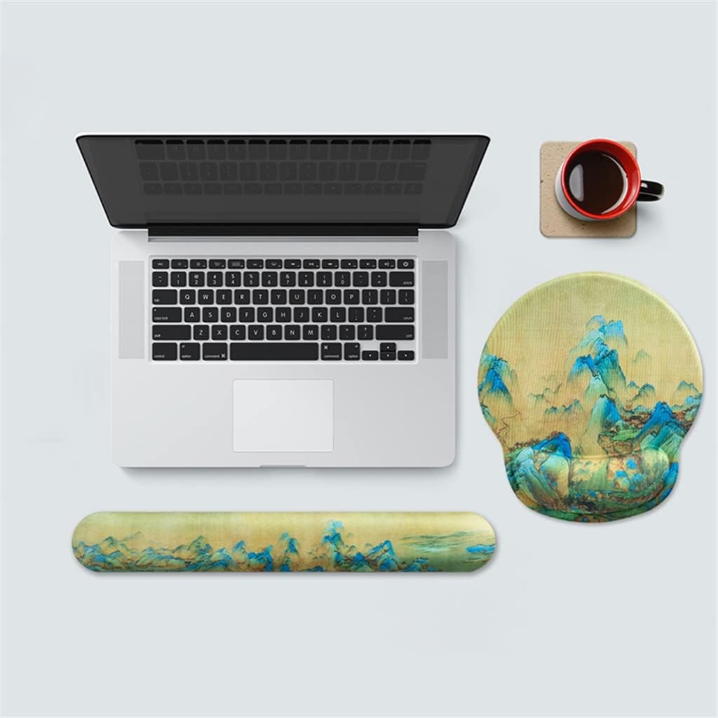 Silica Gel 3D Pad with Wrist Rest Support Comfort for Laptop Computer Office