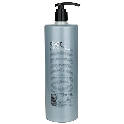 Miniatura 2 de Tahe Corrección de champú Botanic Silver para cabello blanco, gris o resaltado 1000ML