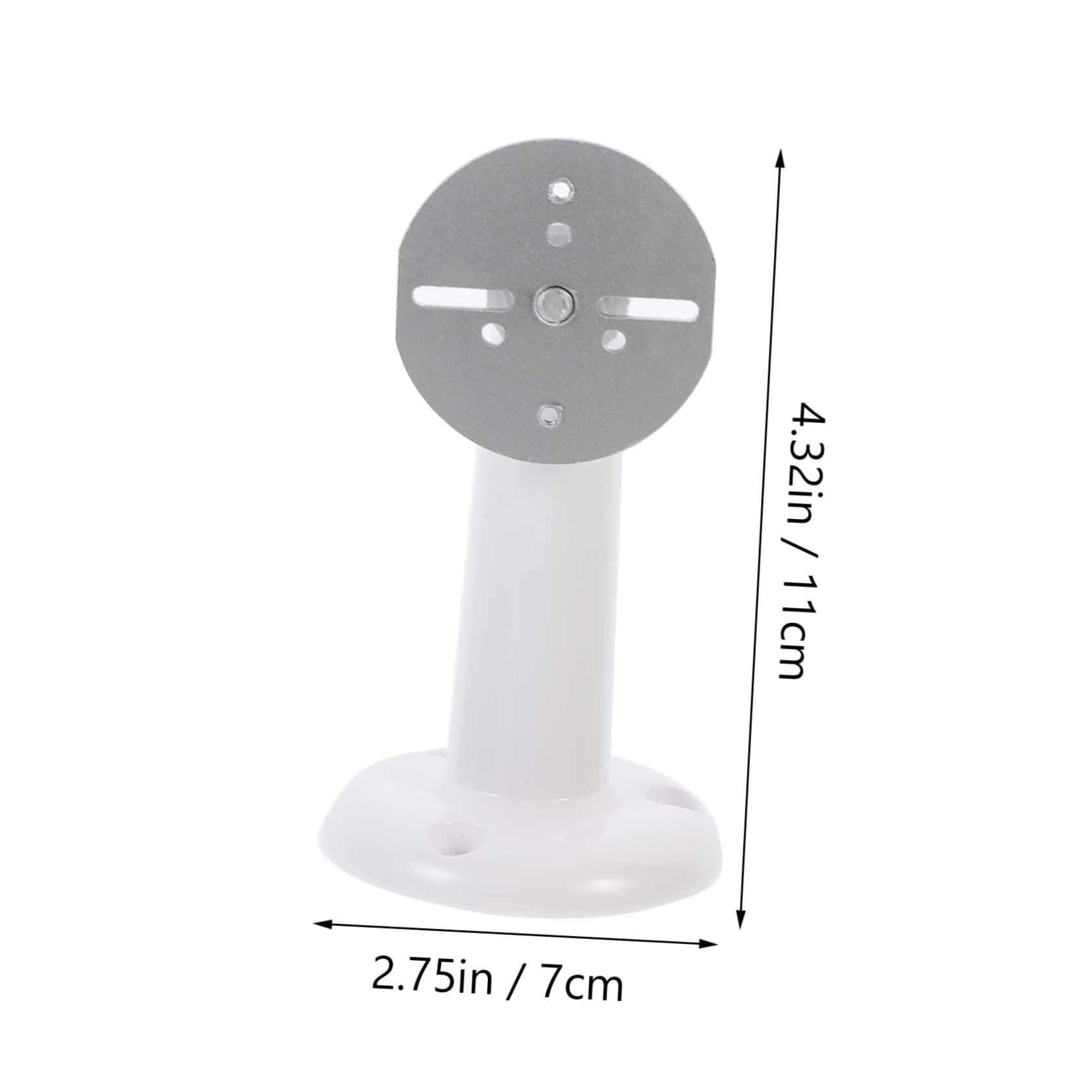 VILLCASE CCTV Bracket Ball Head 2 Pcs Wall Mount Camera Bracket for Security Cameras Indoor/Outdoor Abs Material Garden Wall Support