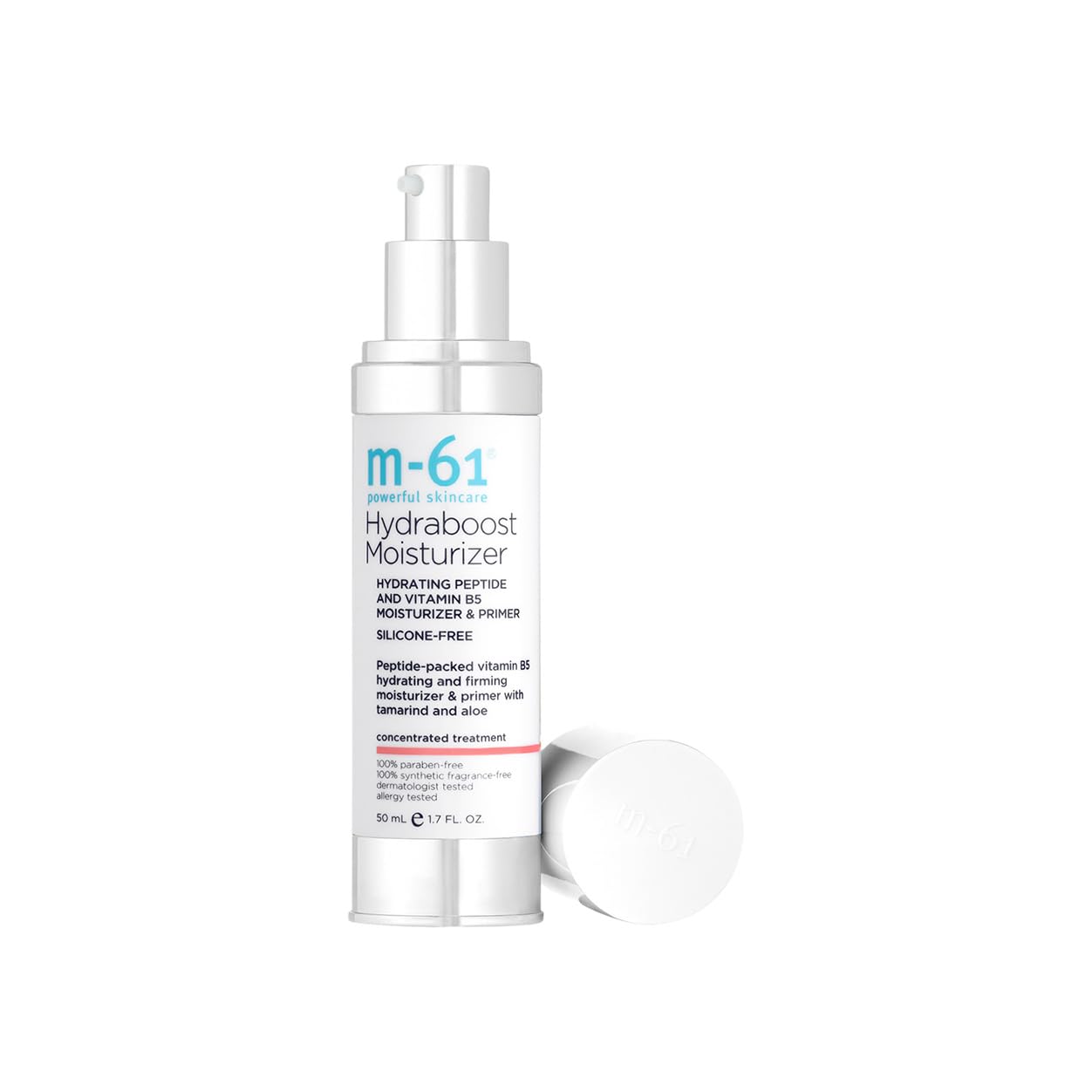 m-61 Hydraboost Moisturizer | Multi-Purpose, 2-in-1 Moisturizer + Primer With Hyaluronic Acid, Peptides And Vitamin E. Silicone Free. Hydrating and Firming. For All Skin Types - 1.7 Fl Oz - Image 3