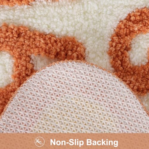 Image of HAOCOO Get Naked Bath Mat Cute Bathroom Rugs, Soft Non Slip Irregular Shaped Bath Rug, Microfiber Absorbent Washable Small Rug Floor Mats for Bathroom Indoor Door Mat Sink Tub Shower
