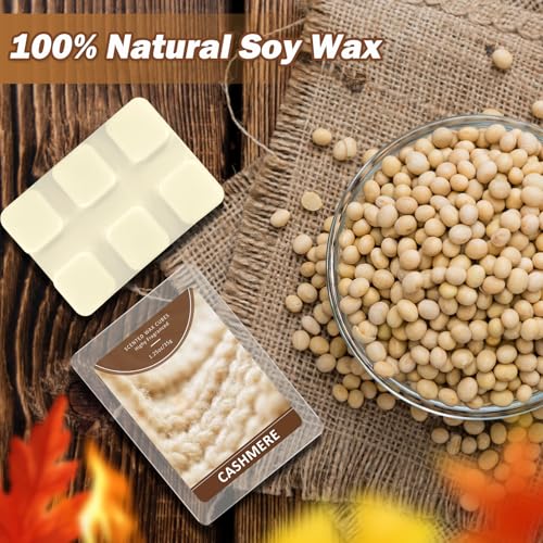 Image of SCENTORINI Wax Melts, Cashmere Scent Soy Wax Cubes for Wax Warmer, 4 Pack