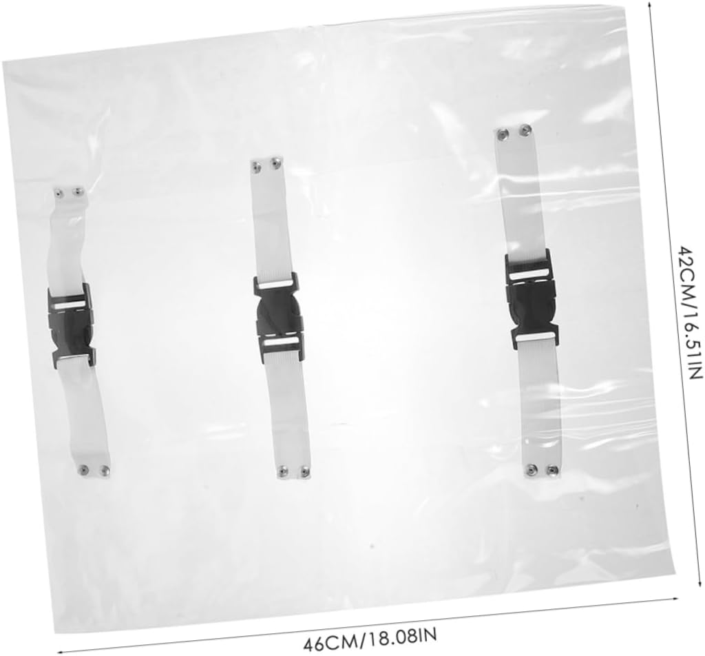 LIFKOME 6Pcs Transparent Chair Foot Pad Covers Protective Cushion for Comfortable Experience Clinics Homes Fits Various Chair Design Easy Integration