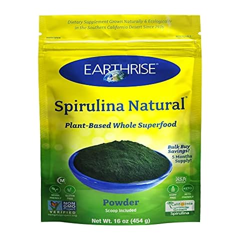 Earthrise Spirulina Natural Powder 16oz Cover