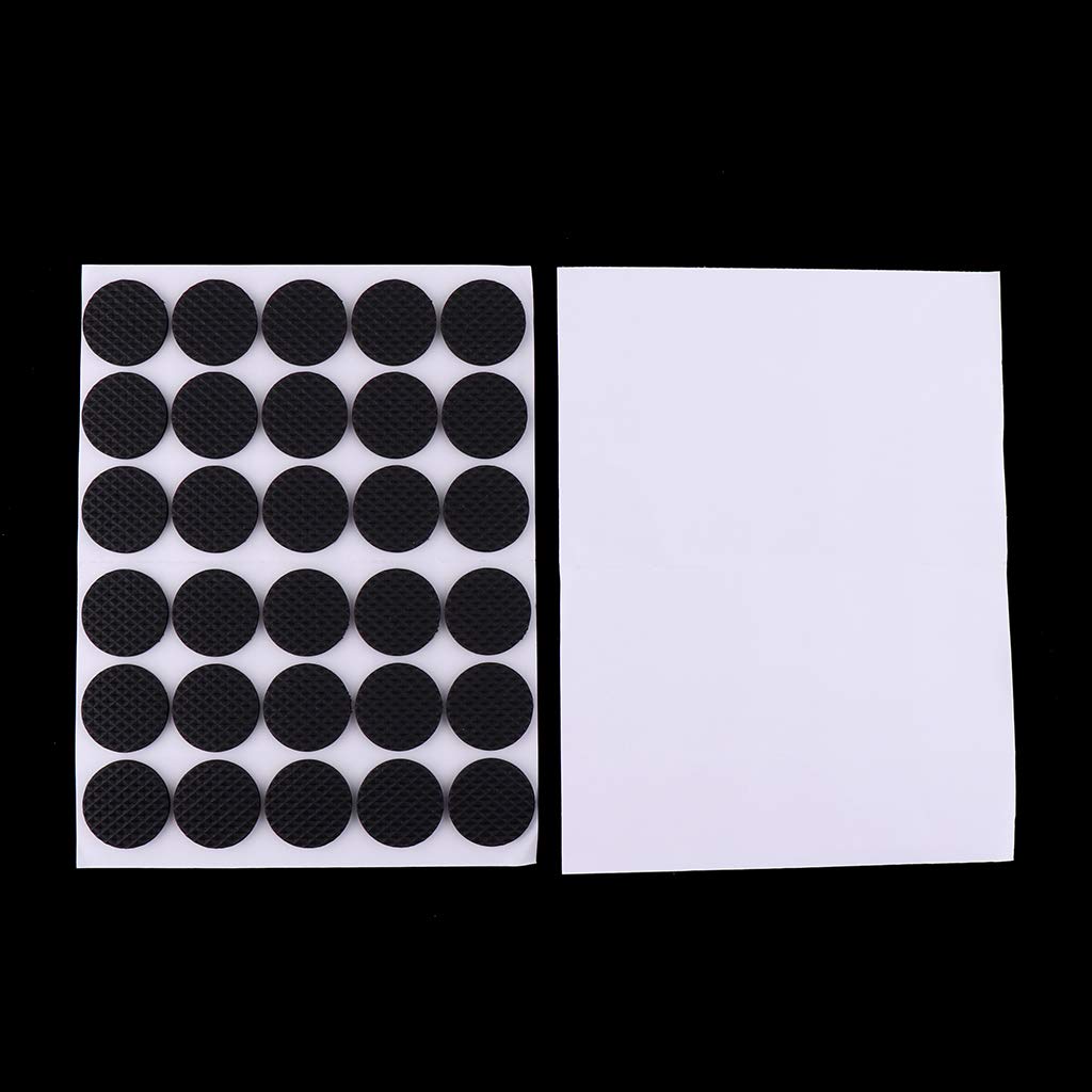 Juego de 10 hojas de fieltro para sillas, muebles, protector de suelo, 28 x 28 mm, círculo
