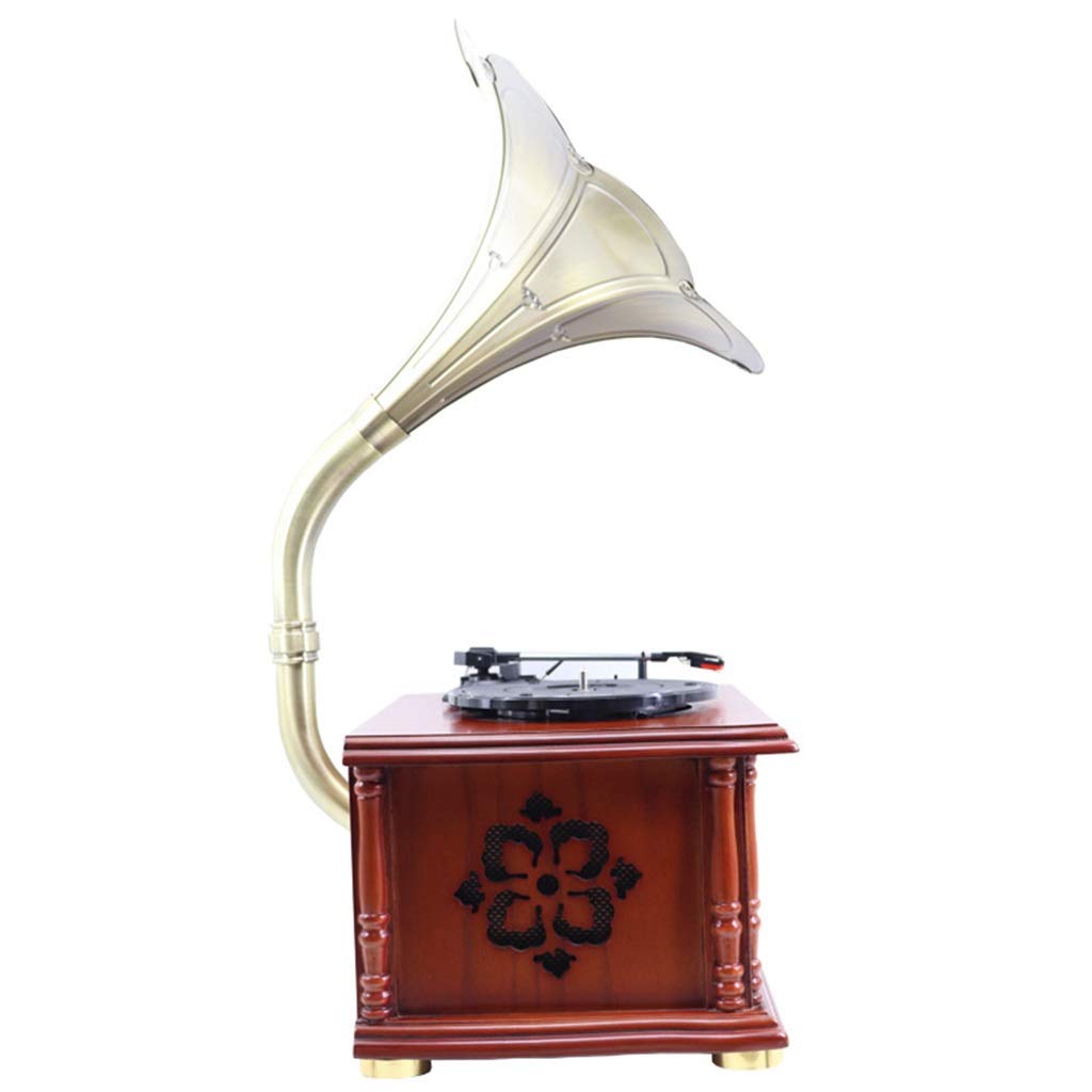 Vintage Bluetooth Lautsprecher mit Plattenspieler Design für Retro Musikerlebnis