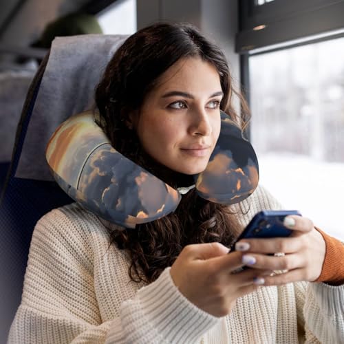 Almohada de viaje espuma viscoelástica tamaño U miniatura 5