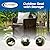 Suncast 31 Gallon Outdoor Backyard Garden Patio Seat Storage and Bench Chair with Arm Rest, Java