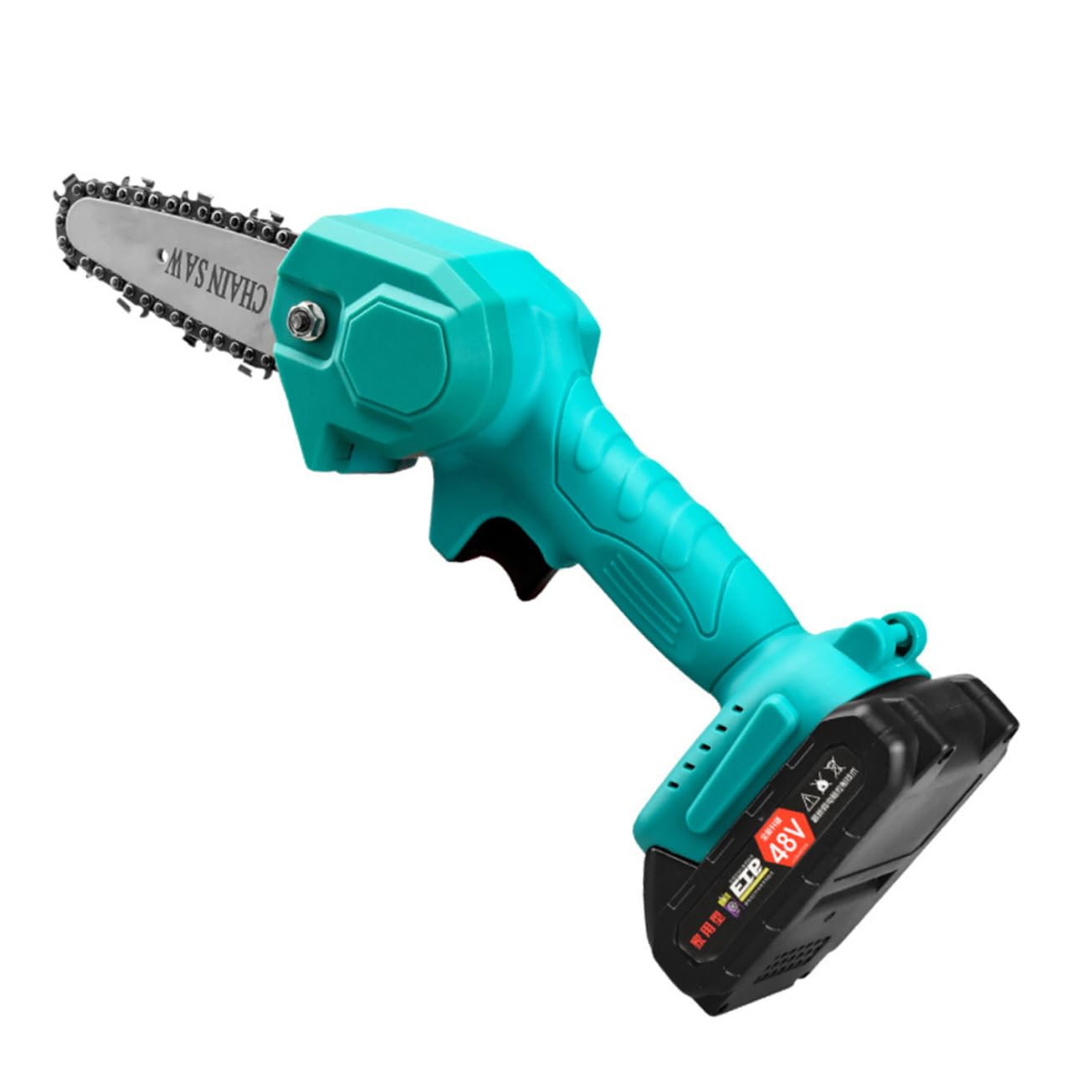 Mini motosierra TOYANDONA con batería eléctrica recargable de alta eficiencia para carpintería