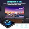 T95H616 Android 10 TV Box, 2GB 16GB Quad Core Doble WiFi 6K UHD | Procesador Quad-Core, Doble WiFi 2.4G/5G, Reproducción 6K Ultra HD, Protección de Privacidad, Interfaces Ricas para Múltiples Dispositivos 4