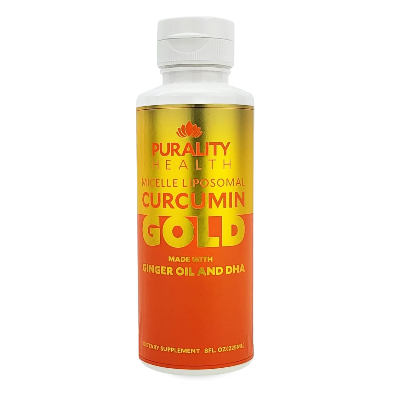 Purality Health Liposomal Curcumin Gold Liquid for Health Support - 8 Fl oz