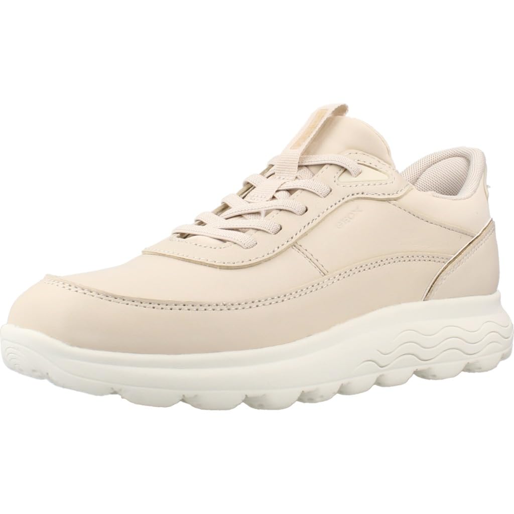 Geox Women's D SPHERICA Plus B Trainers, Papyrus, 38 EU, Papyrus, 5 UK