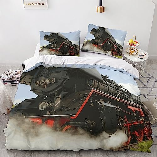 Housse de couette train impression 3D de qualité