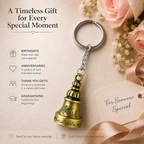 Image of Storite Decorative Keychain for Men & Women, Stylish Metal Key Ring Accessories for Bags, Keys and Gifts