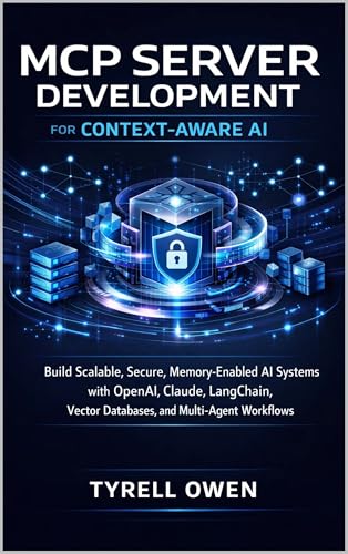 MCP Server Development for Context-Aware AI: Build Scalable, Secure, Memory-Enabled AI Systems with OpenAI, Claude, LangChain, Vector Databases, and Multi-Agent Workflows