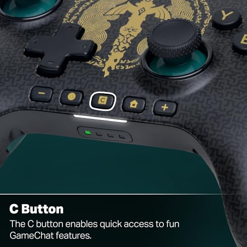 Image of PowerA Advantage Wireless Controller for Nintendo Switch 2 - Zelda Decayed Master Sword, Officially Licensed, Hall Effects, Mappable Buttons, Pro Controller, C Button, Motion Controls