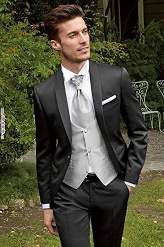 Costume de bal haut de gamme à revers châle et coupe slim fit