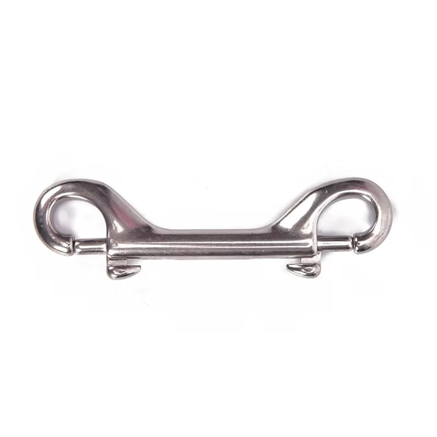Double Snap Hook 10pcs Double Ended Hook Stainless Steel Eye Bolt Snap Quick Link Carabiner for Accessories(90mm/3.54inch)