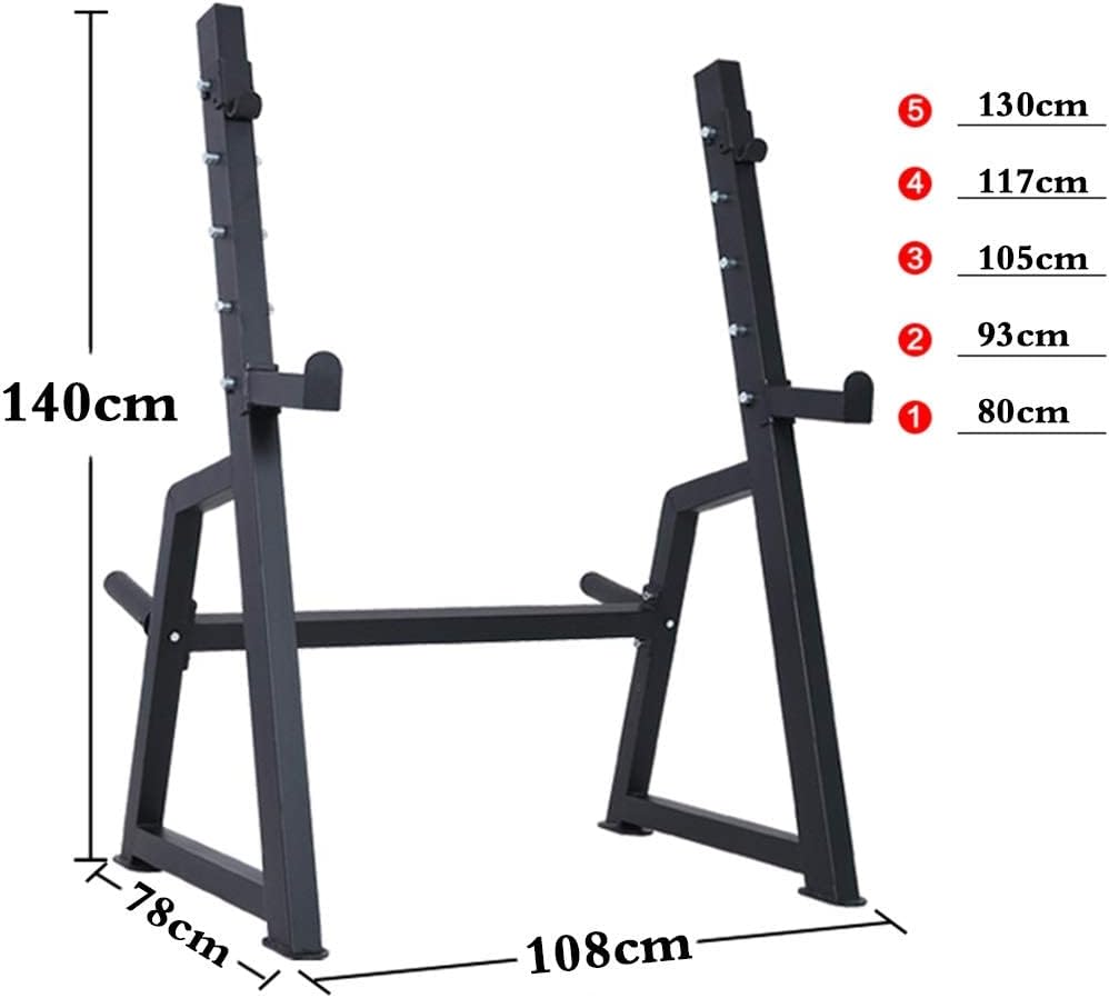 Squat Bench Press Free Squat Rack Adjustable Multifunctional Barbell Rack Home Squat Rack Fitness Barbell Weightlifting Rack