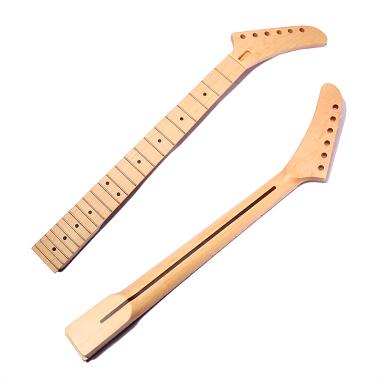 Remplacement du Manche de Guitare Guitare Électrique Cou 22 Frettes Accessoires De Remplacement D'instruments De Musique Portables en Bois