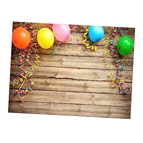 Fondo de foto de cumpleaños de globos ifundom para decoración de fiestas infantiles