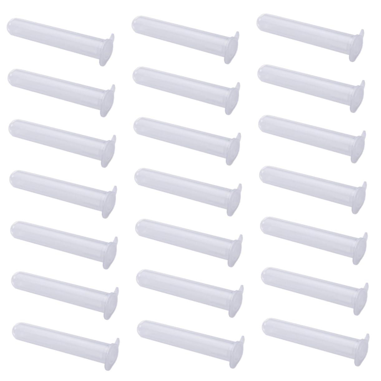 STOBAZA Ml Centrifuge Tubes Caps Plastic Storage Containers Accurate Graduation Mini Size Easy Handling