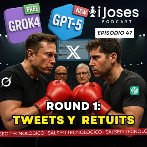 『Pelea de CEOs: Elon Musk vs Sam Altman, Apple y Microsoft en el Ring Tecnológico| EP47』のカバーアート
