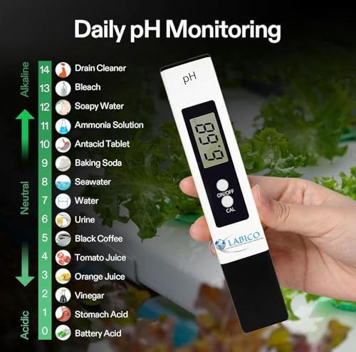 Image of Digital pH and TDS Meter Kits, 0.01pH High Accuracy Pen Type pH Meter ± 2% Readout Accuracy 3-in-1 TDS EC Temperature Meter for Hydroponics, Pool and Aquarium, White Color, Warranty-1 Year