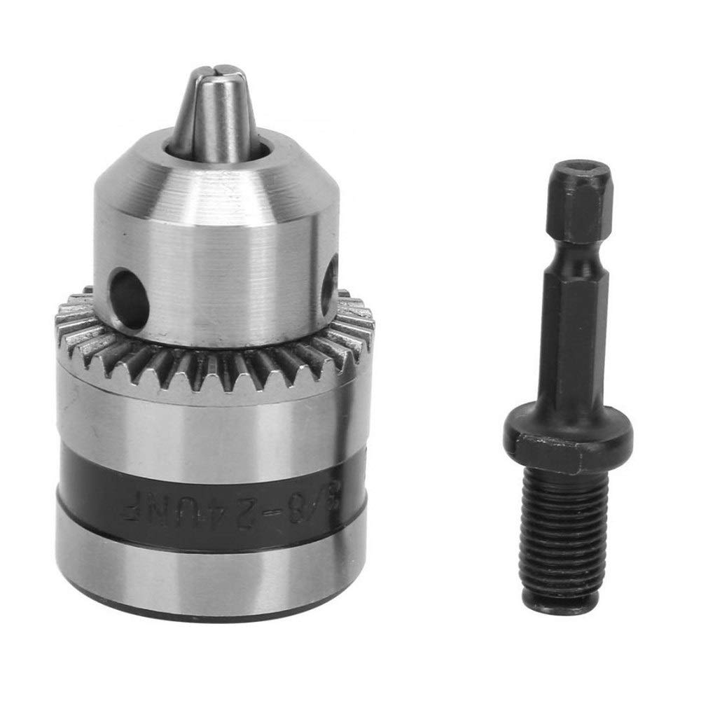 Mandrin de rechange pour perceuse de table pour fixer les forets ronds sur axe 1/4