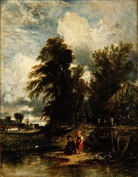 Toile Millpond William Muller pour habiller un grand mur vide