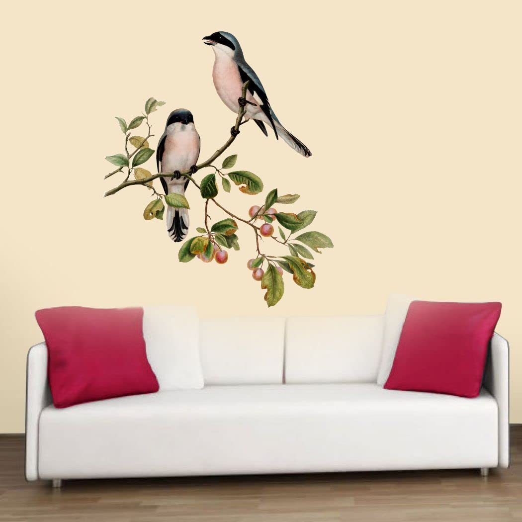 Graphics Decor Tree with Birds Wall Sticker Size - (58 * 70) cm - (GDC0167L) (B0D1514XYT) Amazon Price History, Amazon Price Tracker