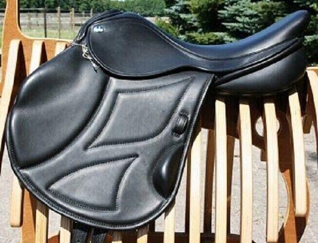 Classic Quality Handmade Leather All Purpose English Close Contact Horse Saddle Tack Size 14" inches - 18" inches Seat Available A6766