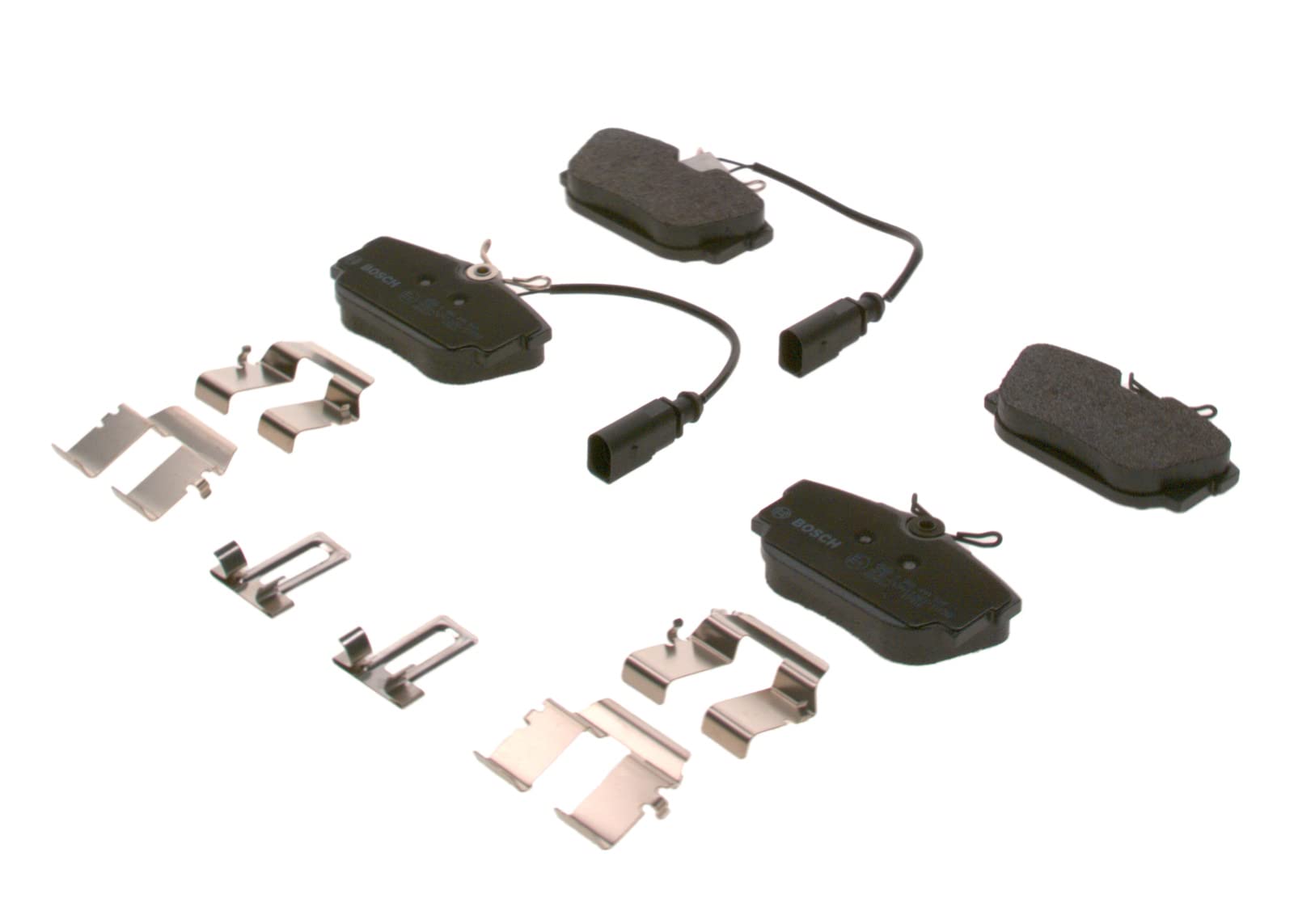 Plaquettes De Frein Arrière Bosch BP1457 - Jeu De 4, Sans Cuivre, Compatible Nombreuses Voitures