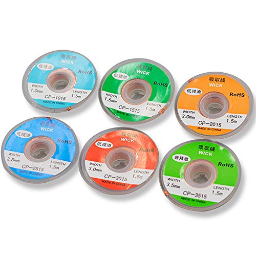 Lezed Mecha para desoldar Malla Desoldador Estaño Malla Desoldadora Herramienta de...