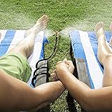 Cobra Water Mister Stand for Outside Patio 6Ft, Flex Outdoor Mist Sprinklers Hose Cooling System, Garden, Plants, Hummingbird, Pool, Birds, Greenhouse, Backyard, Personal/Portable Misting