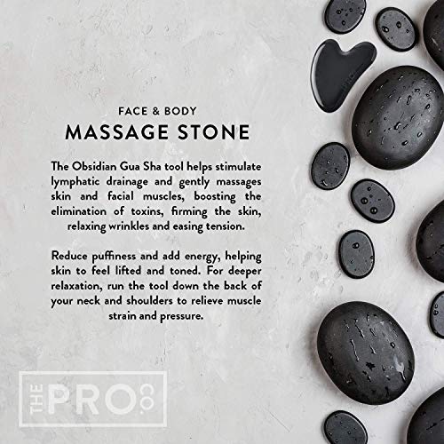 The Pro Co Black Obsidian Gua Sha Stone