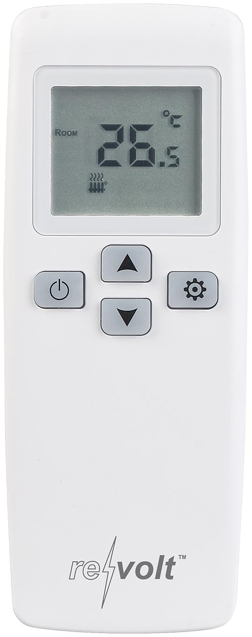 revolt Funkthermostat: WLAN-Steckdosen-Thermostat mit Sensor-Fernbedienung, App, Sprachbefehl (Funk-Thermostat Steckdose, 230V, Infrarotheizung)