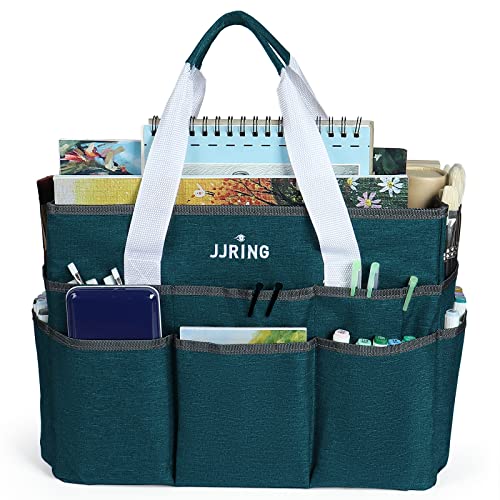 JJRING Large Craft Organizer Tote Bag