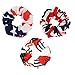 BinaryABC Patriotic 4th of July Hair Bands Hair Ties Ropes, Independence Day Fourth of July National Day Decorations,3Pcs