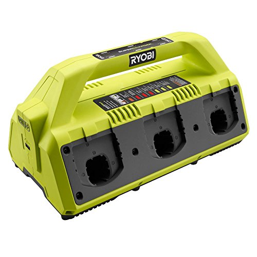 Ryobi P1821 18-Volt ONE+ 6-Port Dual Chemistry Supercharger Kit (2) 4.0 Ah Lithium+ and (2) 1.5 Ah Compact Lithium+ Batteries - Thumbnail 5