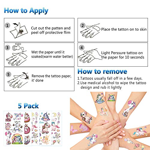 Rhcpfovr Unicorn Gifts For Girls Drawstring Backpack,Makeup Bag,Bracelet,Necklace For Party Favors #TOP6