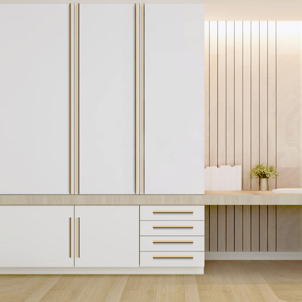 Maniglie Nascoste Per Mobili - 2 Pezzi Extra Lunghe In Lega Alluminio Oro | Per Armadi, Cucina E Cassetti - Foto 11