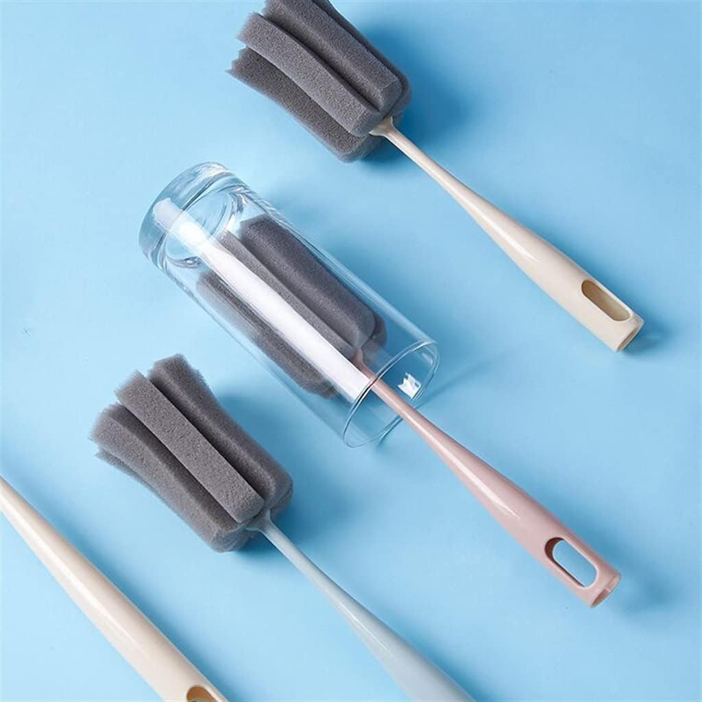 Long Handle Brush Soft Sponge Water Bottle Glass Cup Washing Cleaner Tool Kitchen Cleaning Specialty