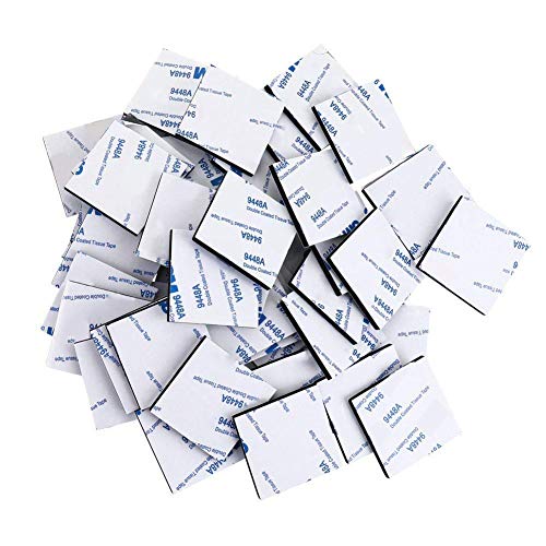 Double Sided Black Foam Tape Strong Pad Mounting Adhesive - Strong Adhesion Square-50pcs