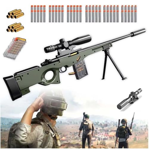 Hgmmfz WJQ000 Schaumstoff-Scharfschützengewehr Blaster 43'