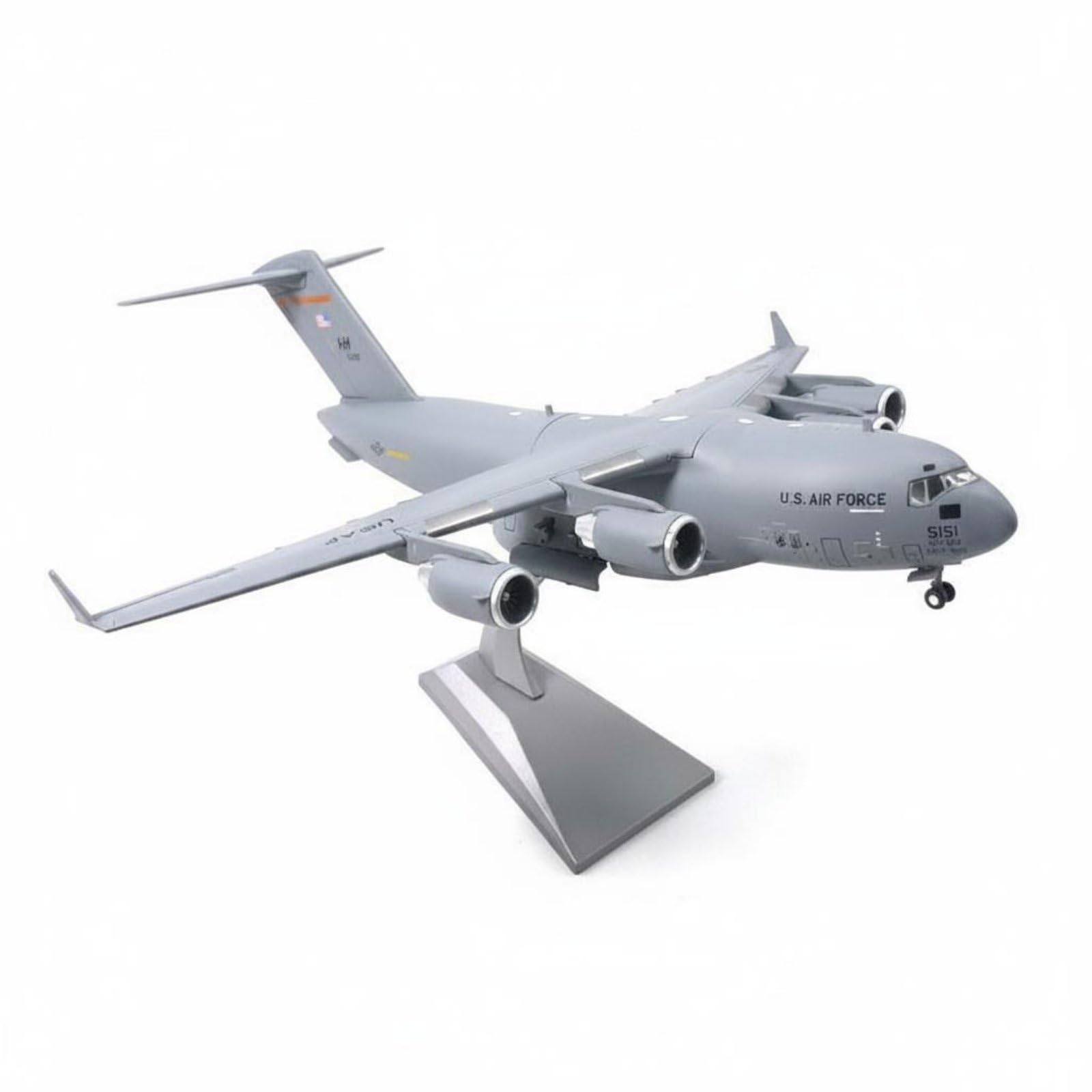Maqueta Strategic Transport Plane Peana Maqueta Cargo Transport Coleccionable Modelo de Avión Militar para Coleccionistas, Vitrina
