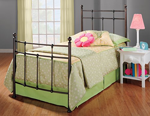 Hillsdale Furniture Providence Bed Set with Rails, Twin, Ant