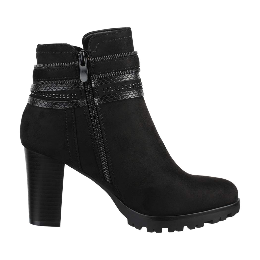 Elara Botines para Mujer Chunkyrayan