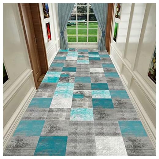 Matta Modern Hall Löparmatta Tvättbar, 6 Mm Tjock Matta med Gummibaksida, Halkfria Badrumsmattor för Trägolv, Barn- och Husdjursvänligt (Size : 130x100cm/4.3x3.3ft)